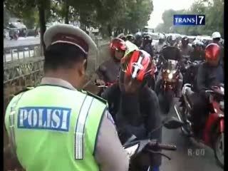 Operasi Zebra, Polisi Bidik Pelanggar Lalulintas