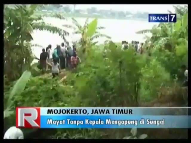 Mayat Tanpa Kepala Ditemukan Mengapung di Sungai