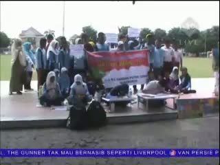 Kaum Difabel Gelar Unjuk Rasa