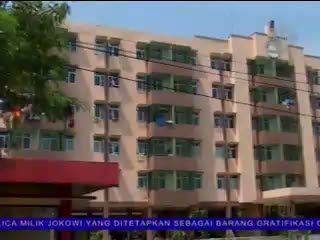 Atap Bocor, Penghuni Rusun Mengungsi