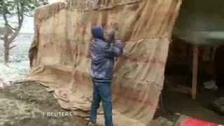Badai Hantam Pengungsi Suriah di Libanon