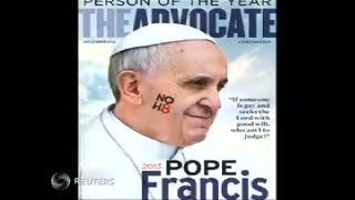 Paus Fransiskus Jadi Sampul Majalah Gay