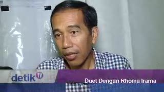 Jokowi Senang Duet dengan Rhoma Irama
