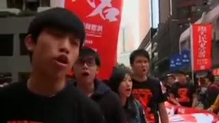 Ogah Pemimpin Boneka Cina, Ribuan Warga Hong Kong Turun ke Jalan