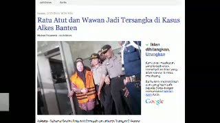 Jadi Tersangka Korupsi Alat Kesehatan, Jerat Atut & Wawan Makin Berat