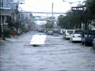 Diguyur Hujan, Ibukota Tergenang