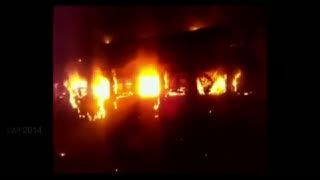 Kereta Api Terbakar, 9 Orang Tewas