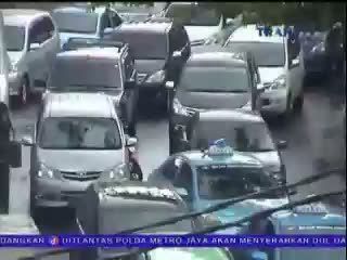 Kemacetan Akibat Banjir Kian Parah