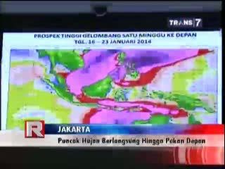 BMKG: Jakarta Telah Memasuki Puncak Musim Hujan