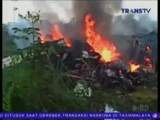Pesawat Carter Jatuh dan Terbakar, 3 Penumpang Serta Pilot Diduga Tewas