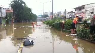 Bidaracina Banjir, Jalan Otista Tenggelam