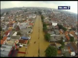 Pantauan Banjir Jakarta dari Udara