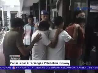 Polisi Lepas Tersangka Pencabulan Busway