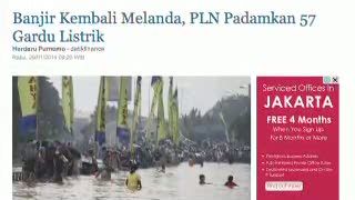 Ini 10 Kawasan Terkena Pemadaman Listrik Akibat Banjir Jakarta