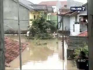 Pemukiman Terendam Banjir 4 Meter