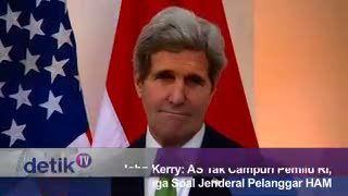 John Kerry: AS Tak Campuri Pemilu RI, Juga Soal Jenderal Pelanggar HAM