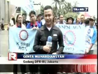 Demo Buruh Picu Kemacetan