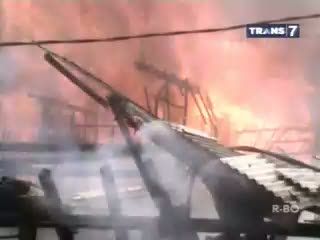 Pemukiman Padat Penduduk Terbakar