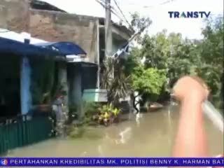 Banjir Rendam Perumahan di Tangerang
