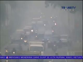 Kebakaran Hutan, Jarak Pandang 400 Meter