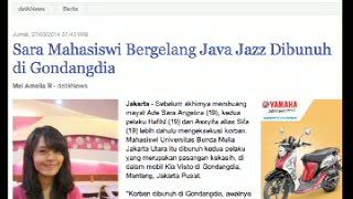 Sejoli ABG Pembunuh Sudah Rencanakan Pembunuhan Sepekan Sebelumnya 