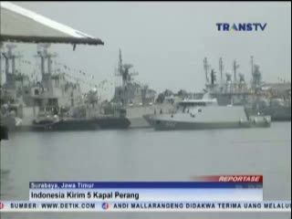 Bantu Malaysia, Indonesia Kirim 5 Kapal Perang