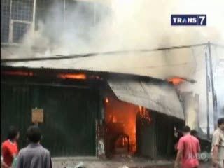 Ruko Terbakar Akibat Bensin Eceran