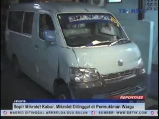 Mikrolet Tabrak Pemotor, Satu Tewas Satu Kritis