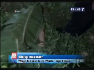 Temuan Jasad Wanita Tanpa Kepala Gemparkan Warga Cianjur