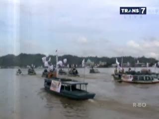 Kampanye Menggunakan Kapal Klotok