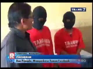 Dua Pemuda Memperkosa Teman Facebook