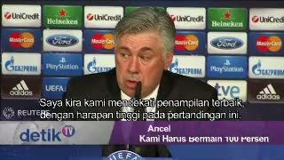 Ancelotti: Kalahkan Barcelona Kami Harus Bermain 100 Persen
