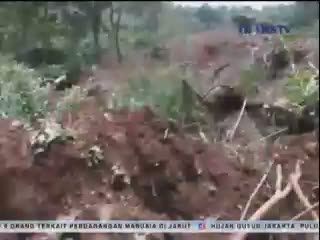 Sebuah Bukit Longsor Timpa Sebuah Rumah, 2 Orang Tewas
