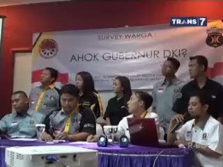 Survei Gubernur DKI Jakarta, 93 % Tidak Setuju Ahok Gantikan Jokowi