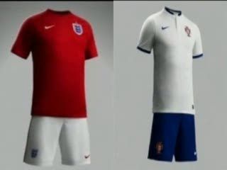 Inggris dan Portugal Rilis Jersey Anyar Mereka untuk Piala Dunia Brasil