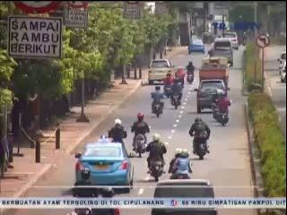 Zona Pelarangan Motor di Jalan Protokol Akan Diberlakukan