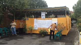 Rabu Pagi, TPS Tempat Walikota Risma Mencoblos Masih Sepi