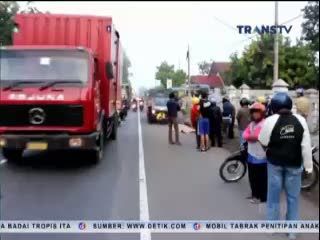 Kurang Konsentrasi, Siswa Tewas Menabrak Truk