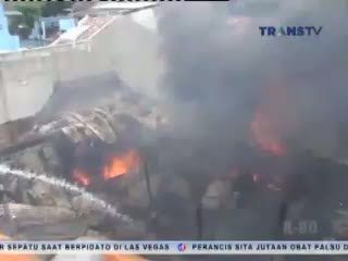 6 Rumah Terbakar Akibat Kompor Meledak
