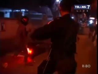 Warga Serang Anggota Geng Motor