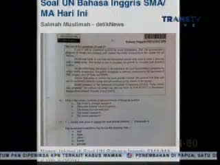 Nama Jokowi Muncul Lagi di Soal UN Bahasa Inggris, Ini Kata Mendikbud