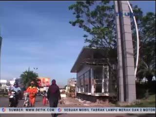 Pengerjaan Halte TransJ di Bekasi Belum Selesai