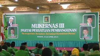 Target Islah Tercapai, Mukernas PPP Jalan Terus