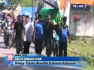Balita Dihabisi Ayah yang Menderita Gangguan Jiwa