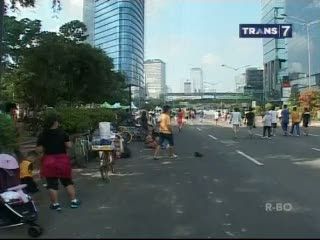 Ajang Car Free Day Tinggalkan Sampah Plastik