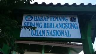 Sekolah Terbakar, Siswa SMPN 200 Ujian di SD