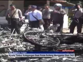 9 Unit Motor Patroli Polisi Dibakar Warga