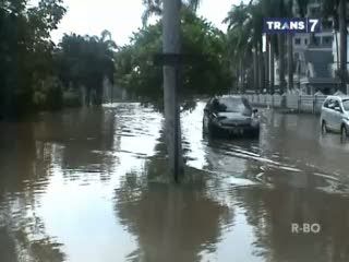 Perumahan Mewah Tergenang Banjir