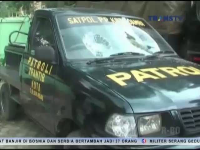 Kantor dan Mobil Satpol PP Dirusak Orang Tak Dikenal