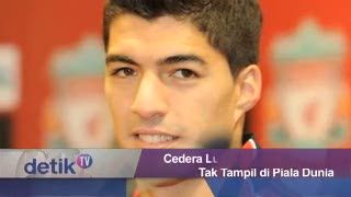 Cedera Lutut, Suarez Terancam Tak Tampil di Piala Dunia